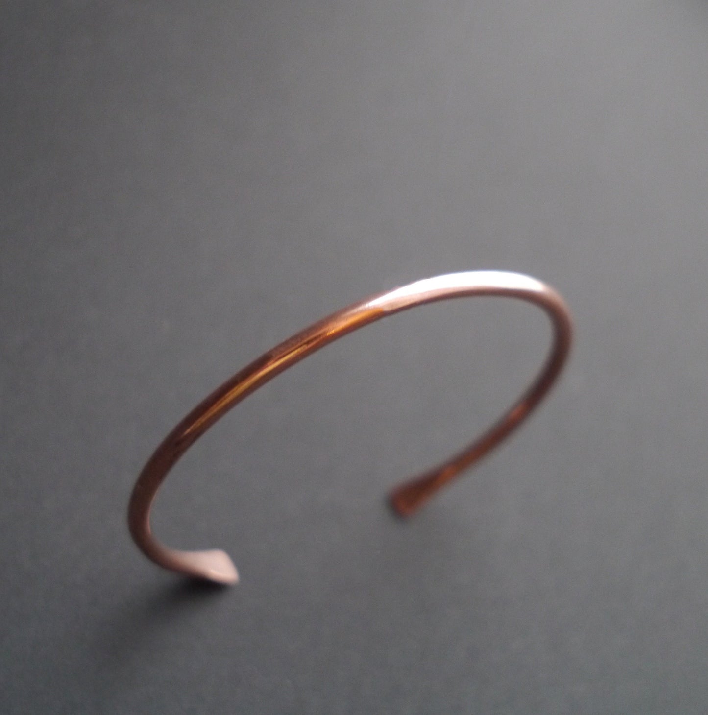 Rustic Round Cuff in 3mm Recycled Copper