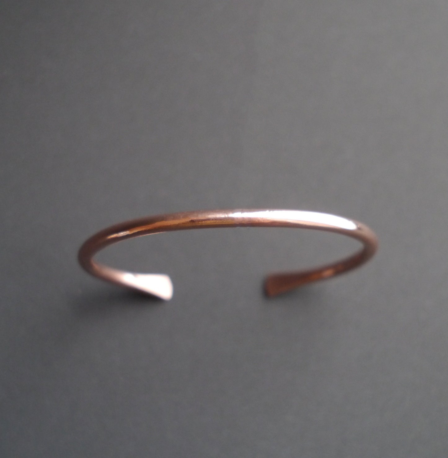 Rustic Round Cuff in 4mm Recycled Copper