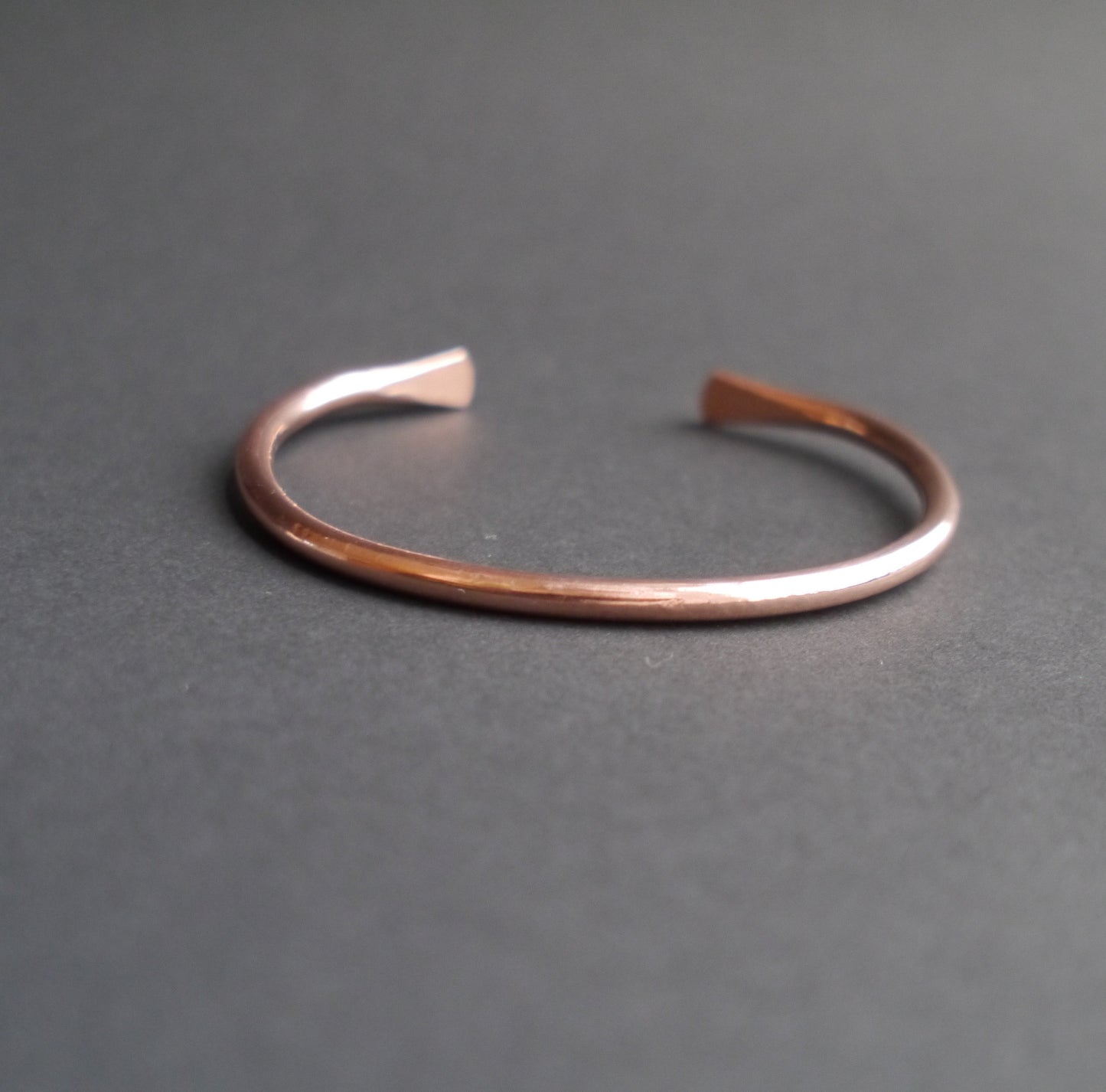Rustic Round Cuff in 4mm Recycled Copper