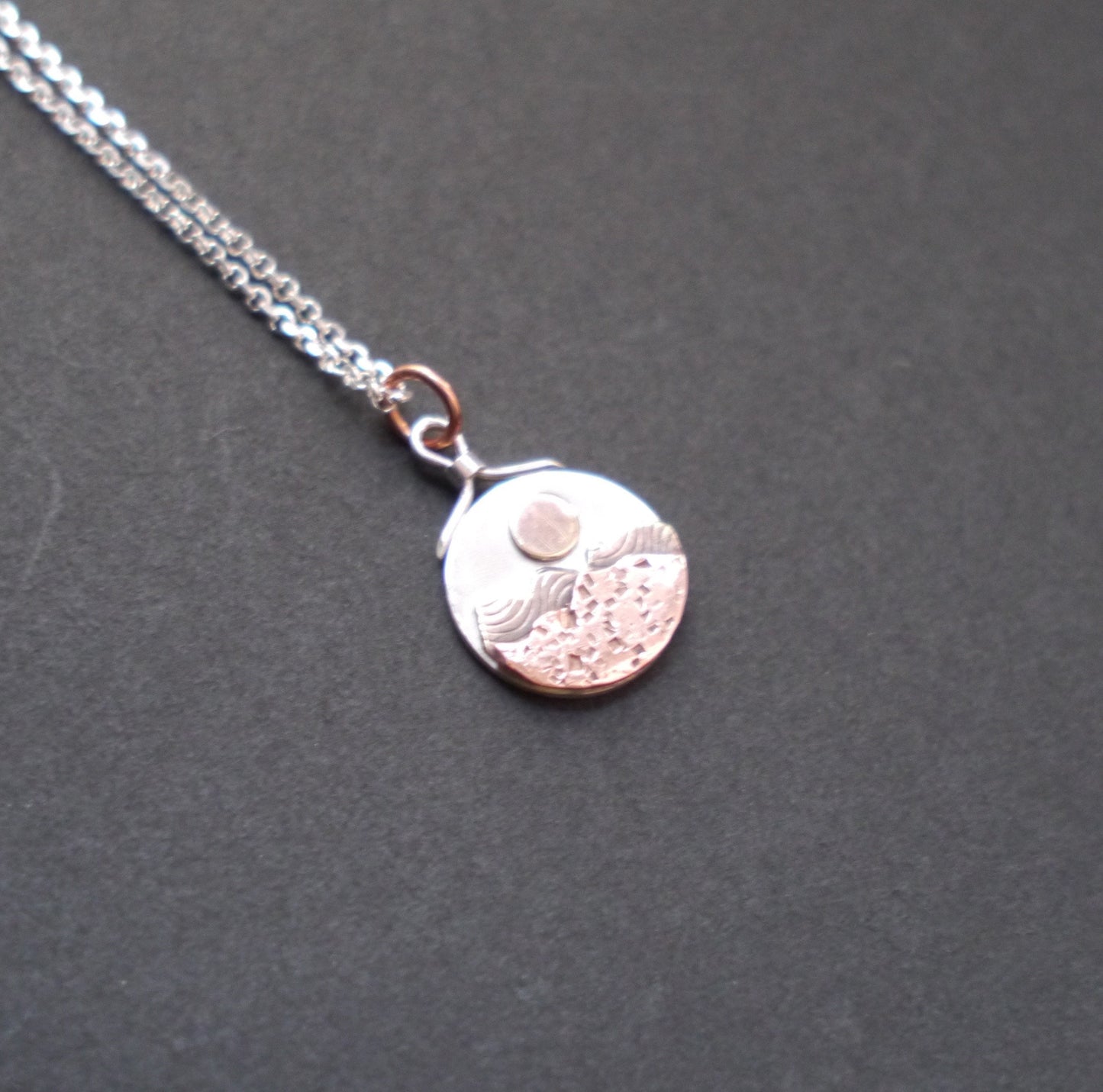 Blue Ridge Mountain Charm Pendant
