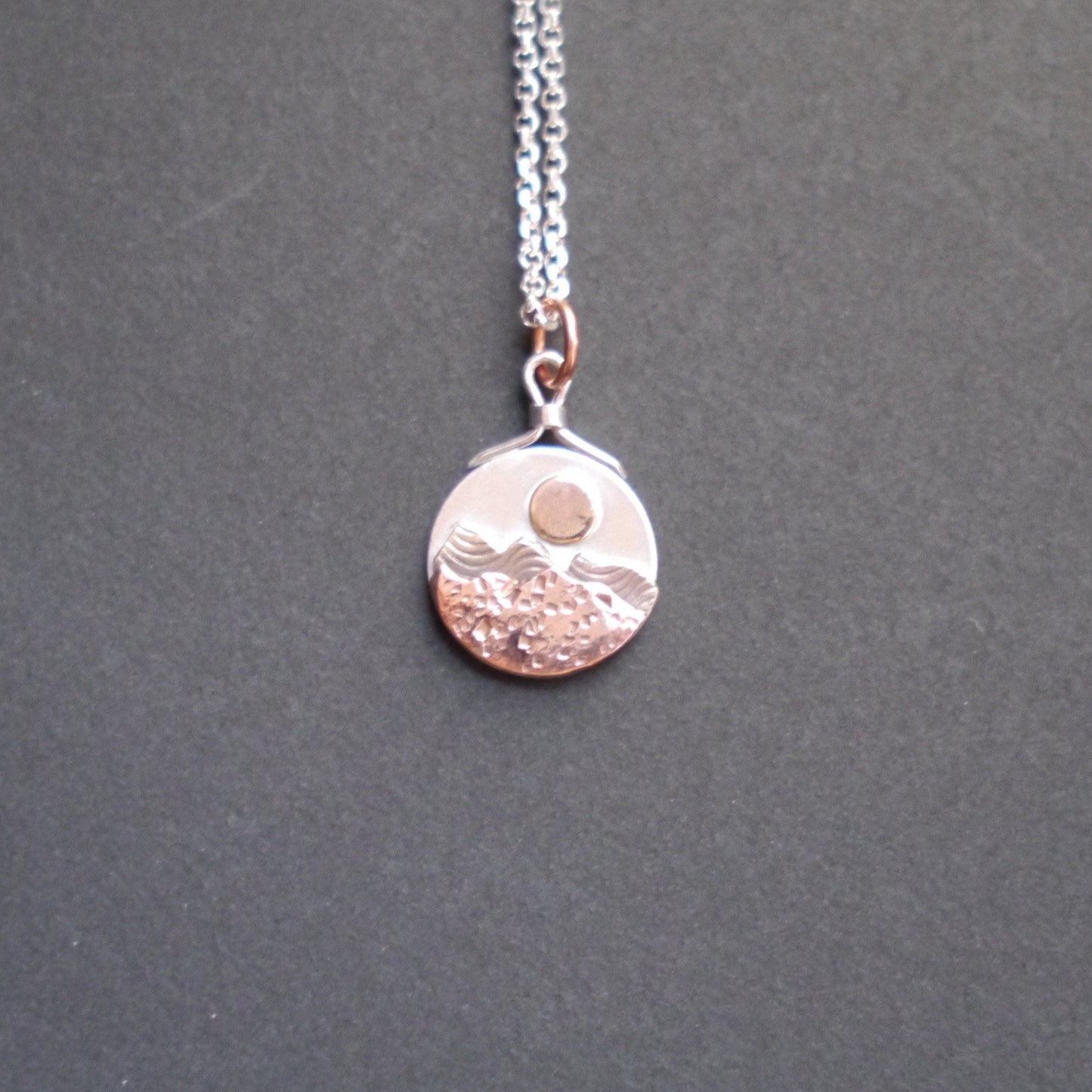 Blue Ridge Mountain Charm Pendant