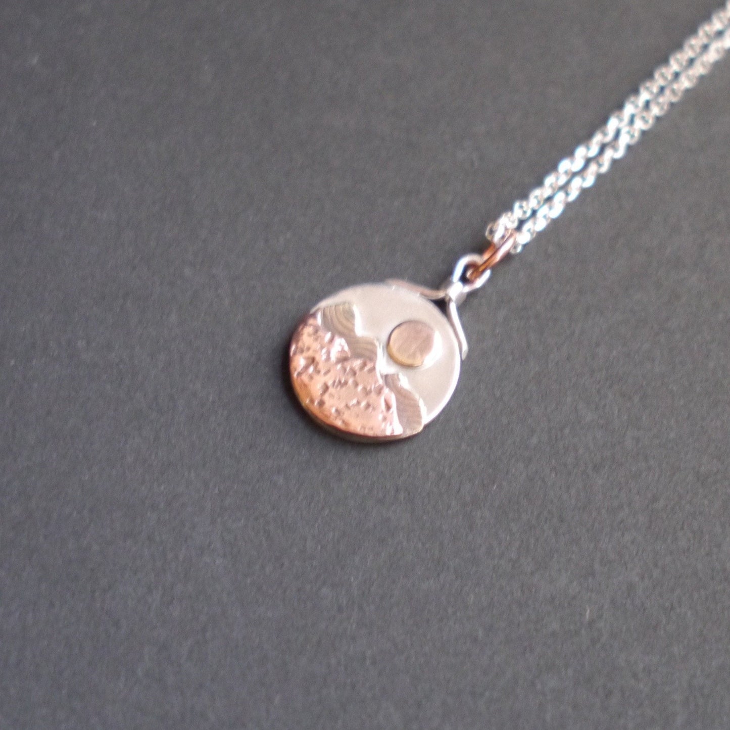 Blue Ridge Mountain Charm Pendant