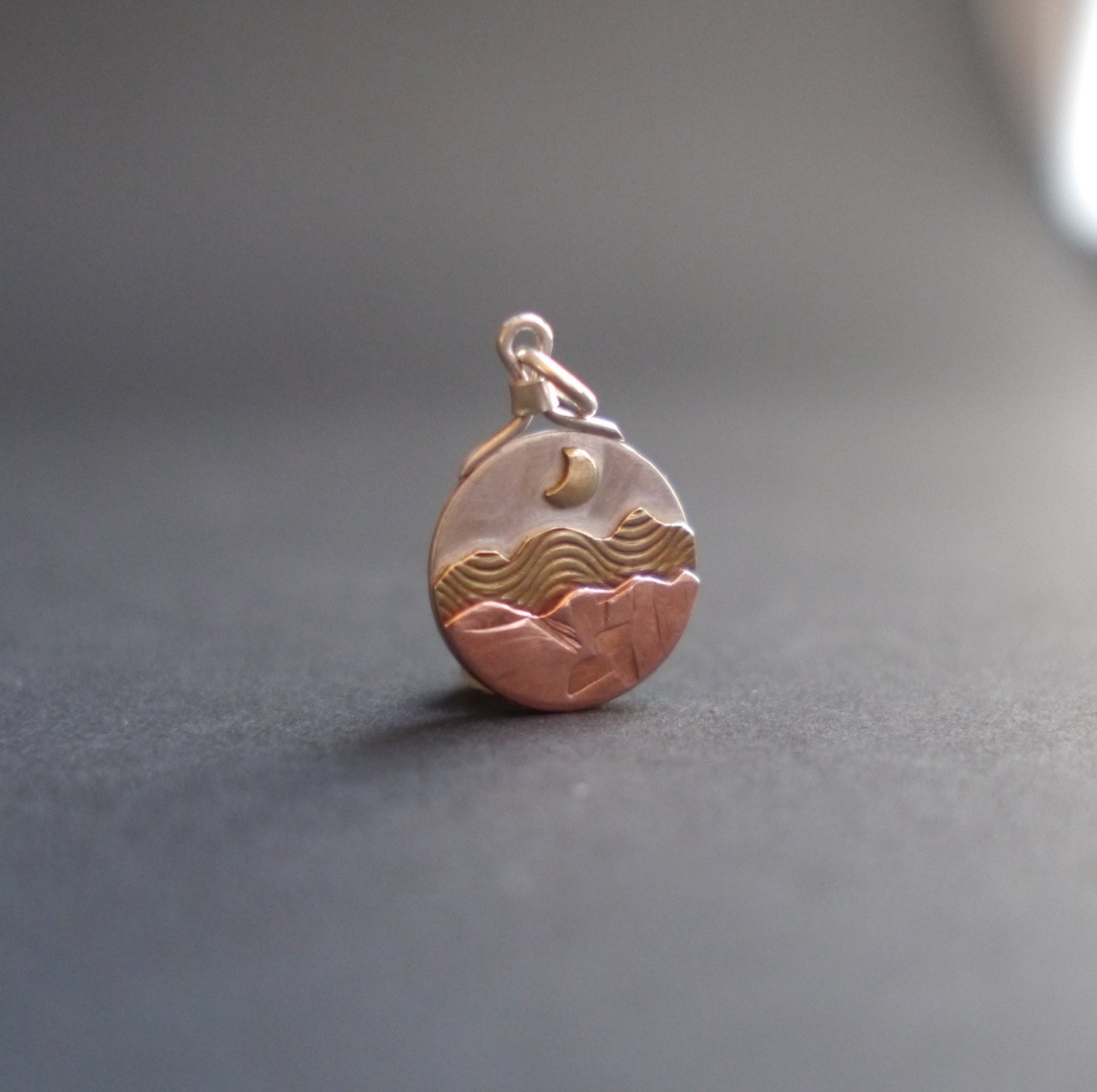 Blue Ridge Mountain Charm Pendant