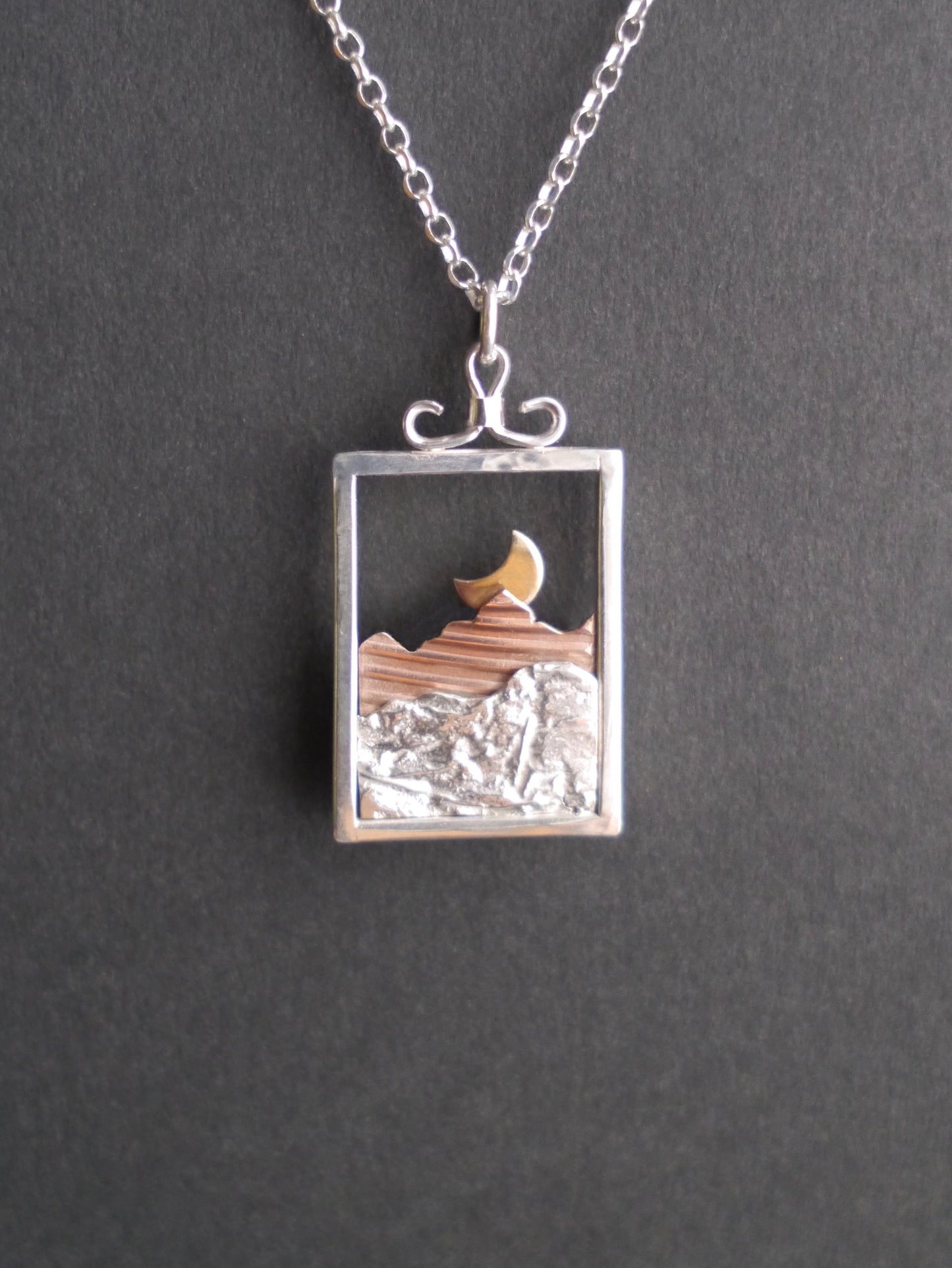 Rocky Mountain Vistas Picture Frame Pendant