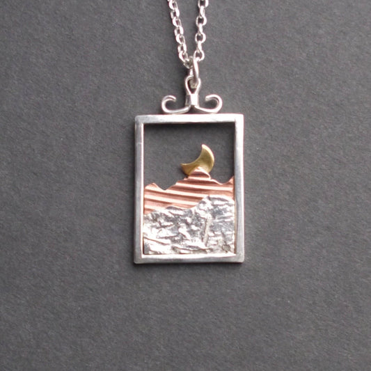Rocky Mountain Vistas Picture Frame Pendant