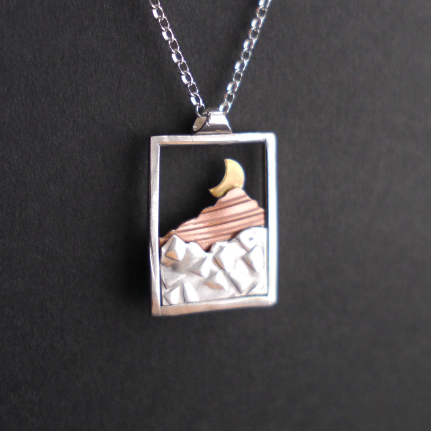 Rocky Mountain Vistas Picture Frame Pendant