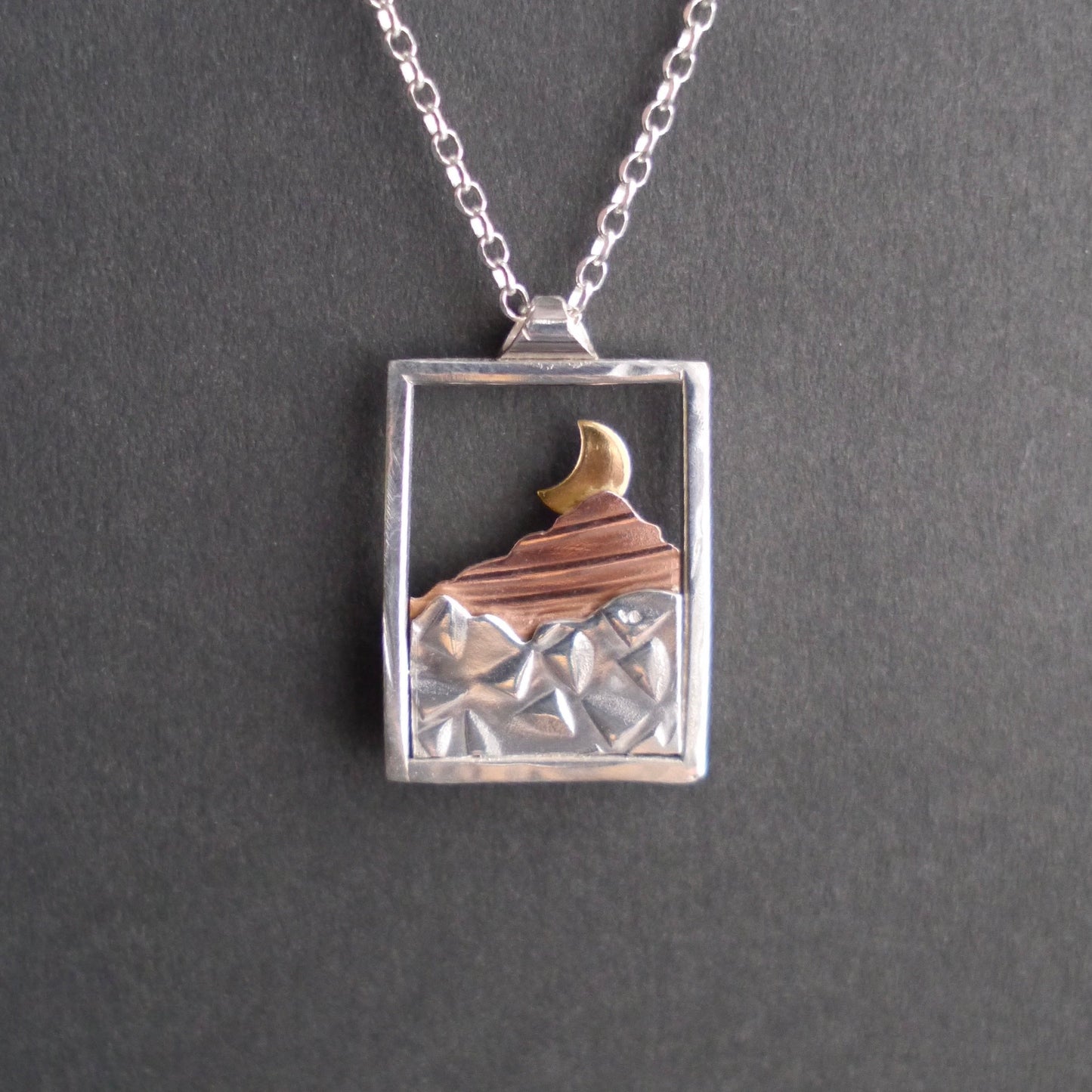 Rocky Mountain Vistas Picture Frame Pendant