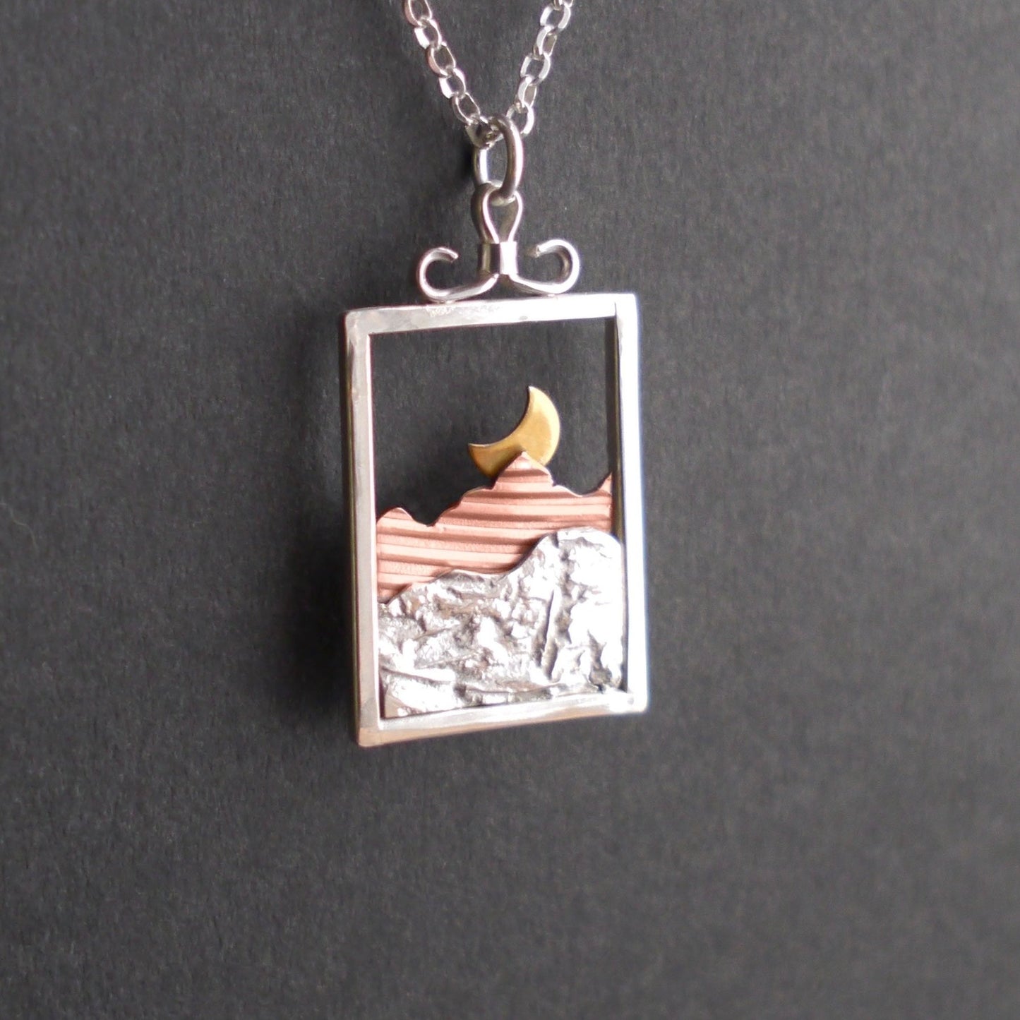 Rocky Mountain Vistas Picture Frame Pendant