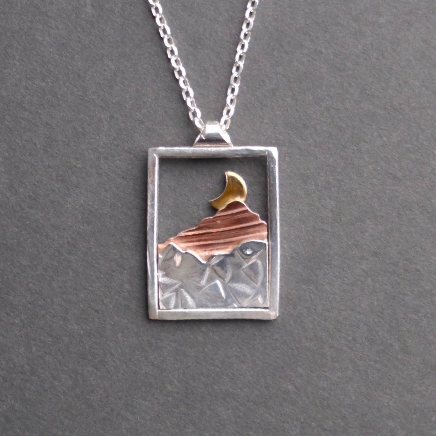 Rocky Mountain Vistas Picture Frame Pendant