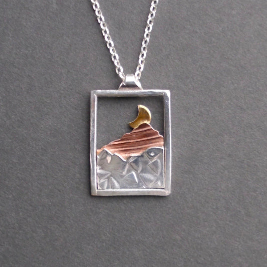 Rocky Mountain Vistas Picture Frame Pendant