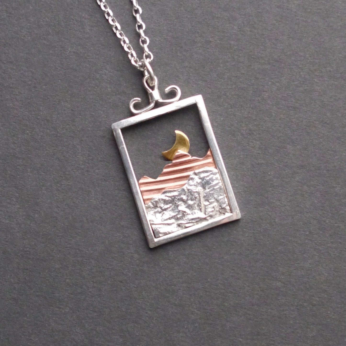 Rocky Mountain Vistas Picture Frame Pendant