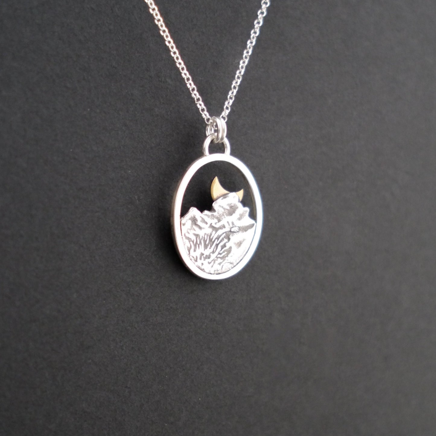 Rocky Mountain Vistas Oval Pendant