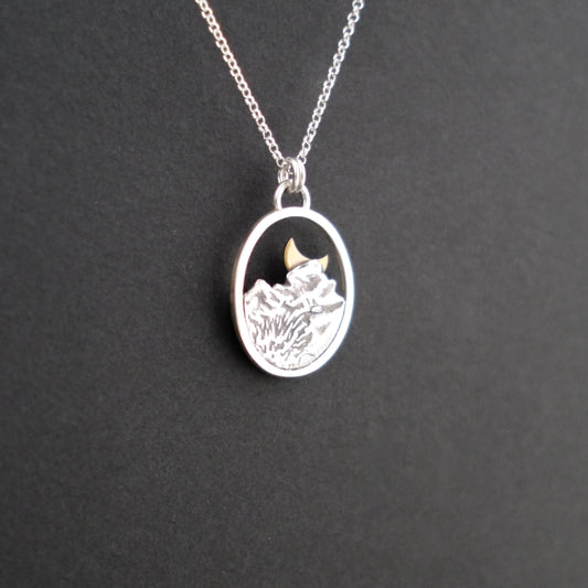 Rocky Mountain Vistas Oval Pendant