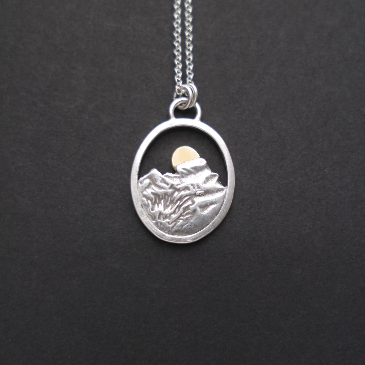 Rocky Mountain Vistas Oval Pendant