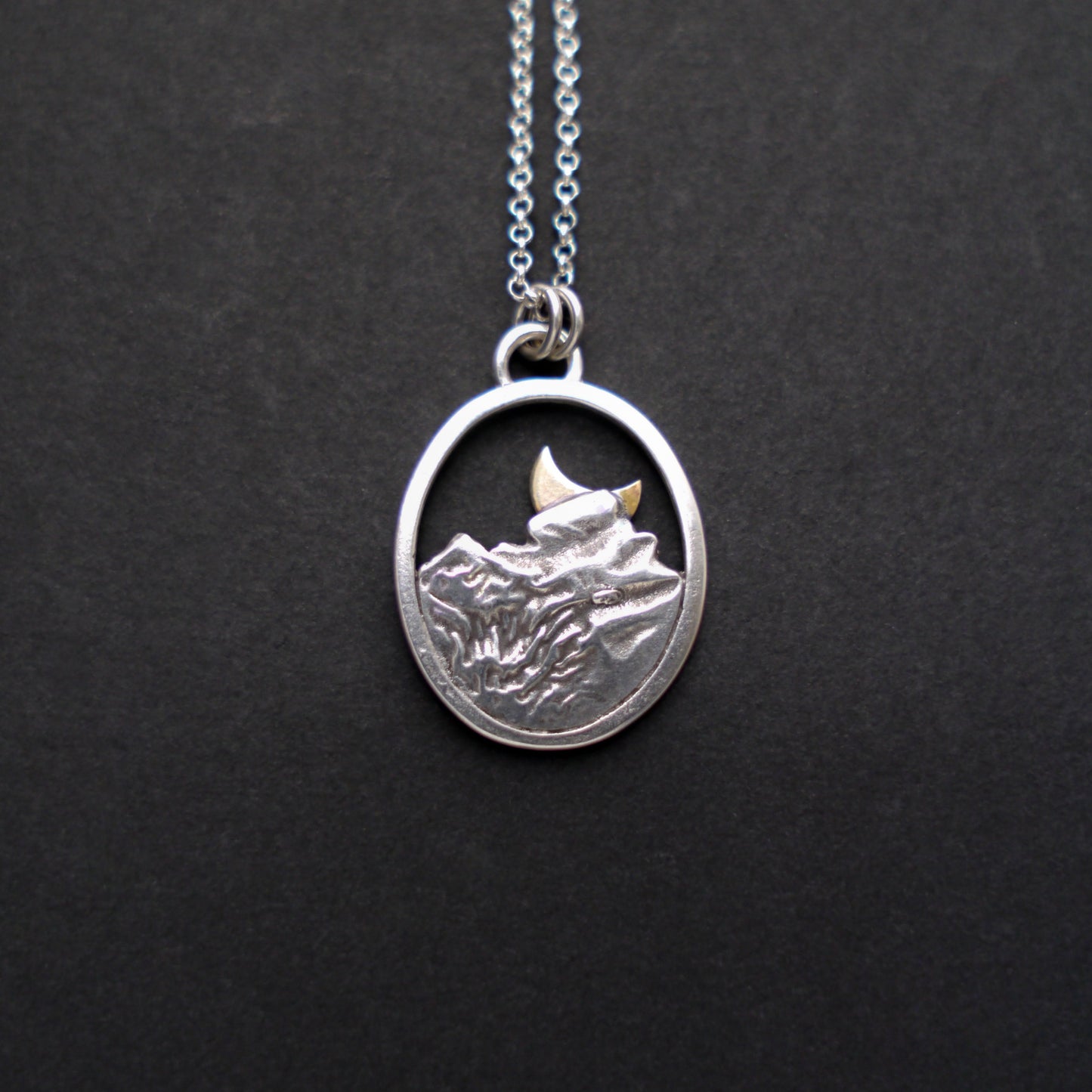 Rocky Mountain Vistas Oval Pendant