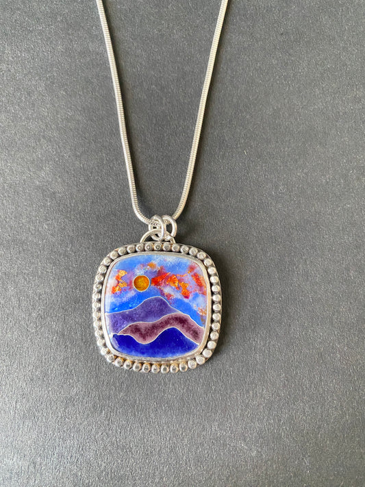 Cloisonné Pendant (15) -  Winter 2025 Collection