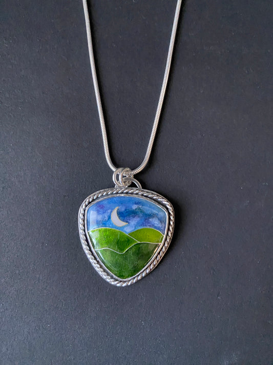 Cloisonné Pendant (8) -  Winter 2025 Collection