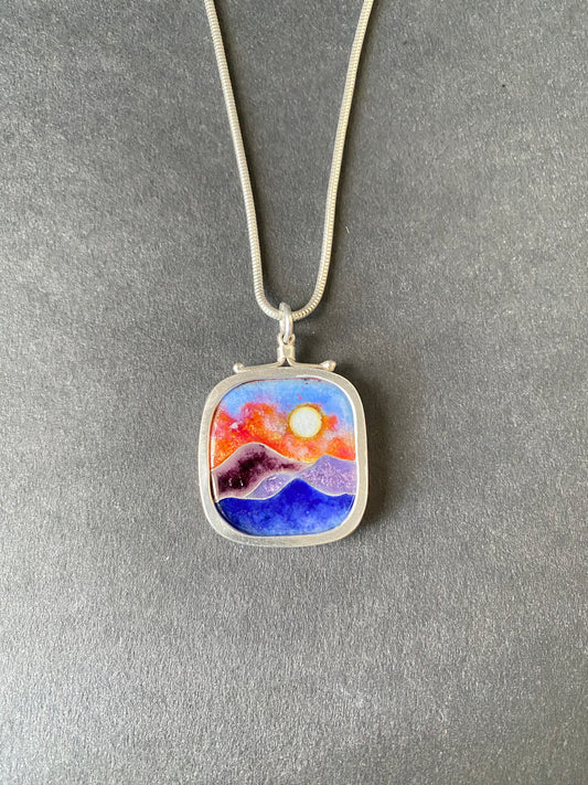 Cloisonné Pendant (18) -  Winter 2025 Collection