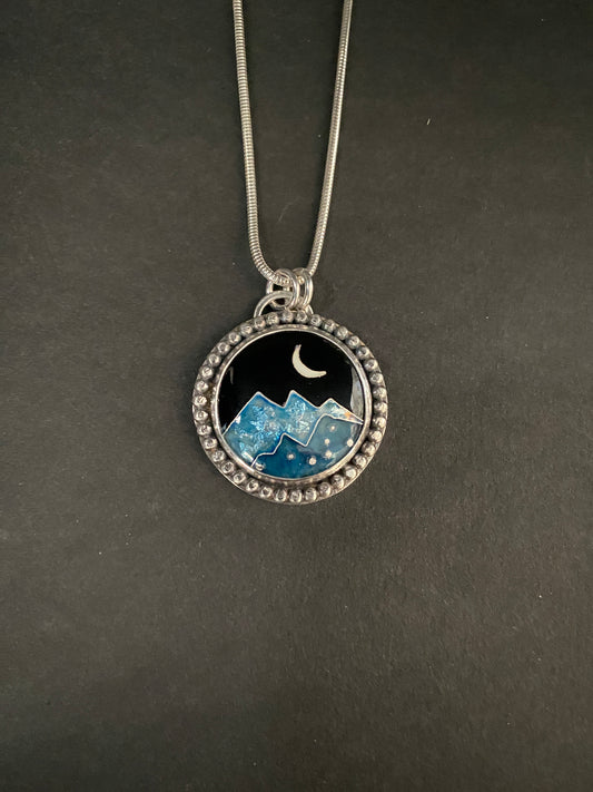 Cloisonné Pendant (17) -  Winter 2025 Collection