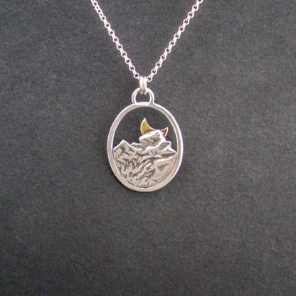 Rocky Mountain Vistas Oval Pendant