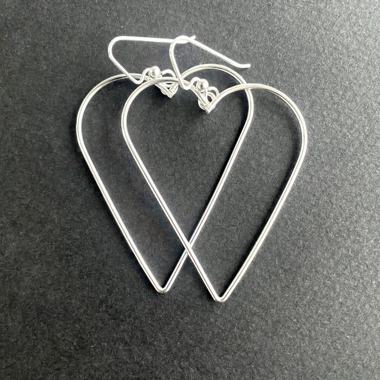 Minimalist Heart Earrings