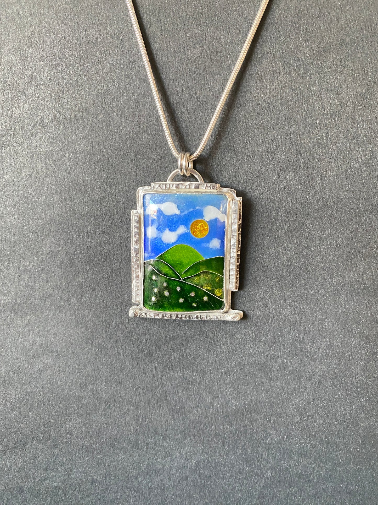 Cloisonné Pendant (12) -  Winter 2025 Collection