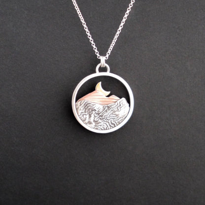 Rocky Mountain Vistas Round Pendant