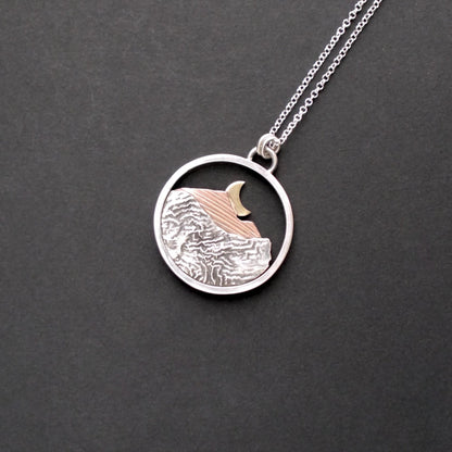 Rocky Mountain Vistas Round Pendant