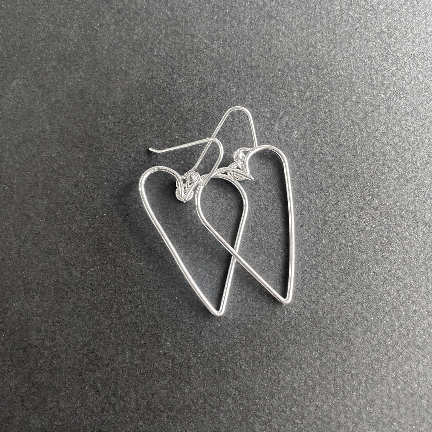 Minimalist Heart Earrings