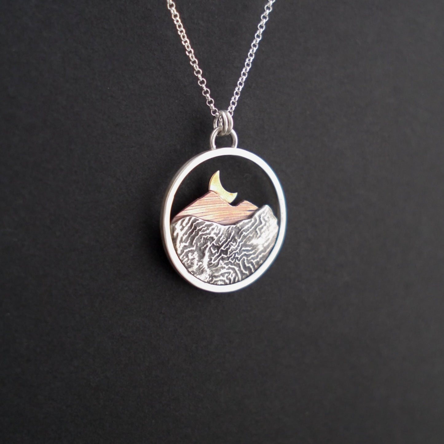 Rocky Mountain Vistas Round Pendant