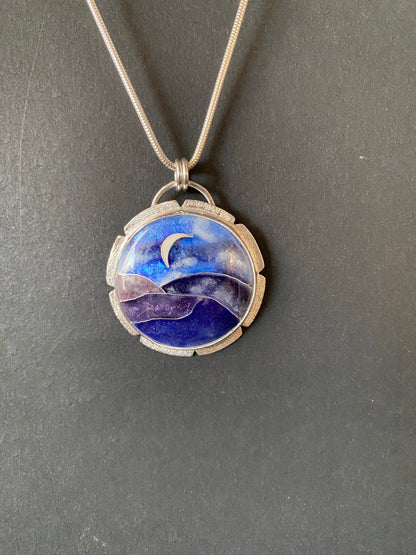 Cloisonné Pendant (2) -  Winter 2025 Collection