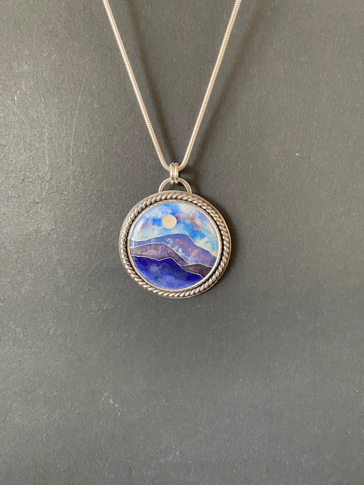 Cloisonné Pendant (1) -  Winter 2025 Collection