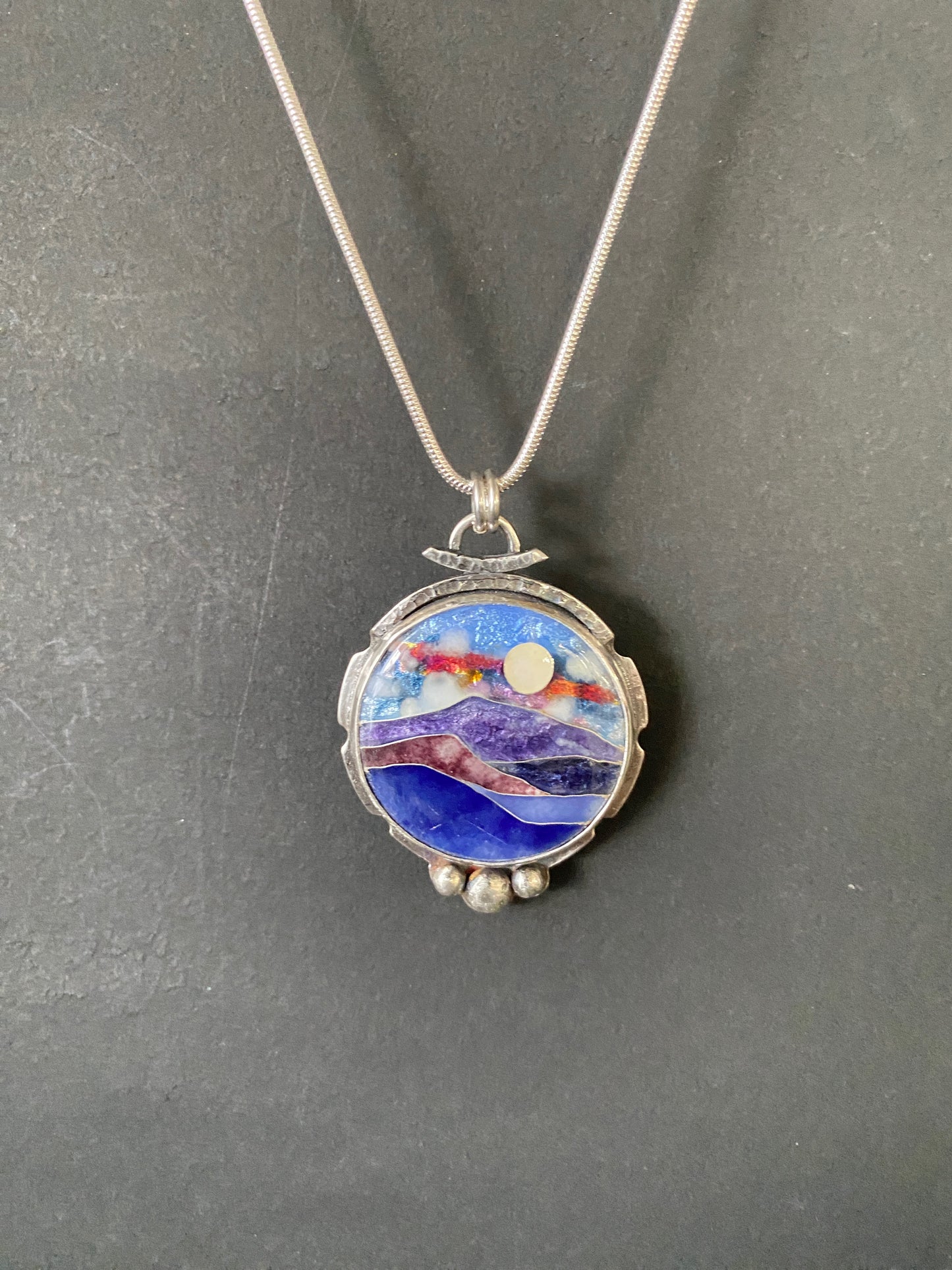 Cloisonné Pendant (5) -  Winter 2025 Collection