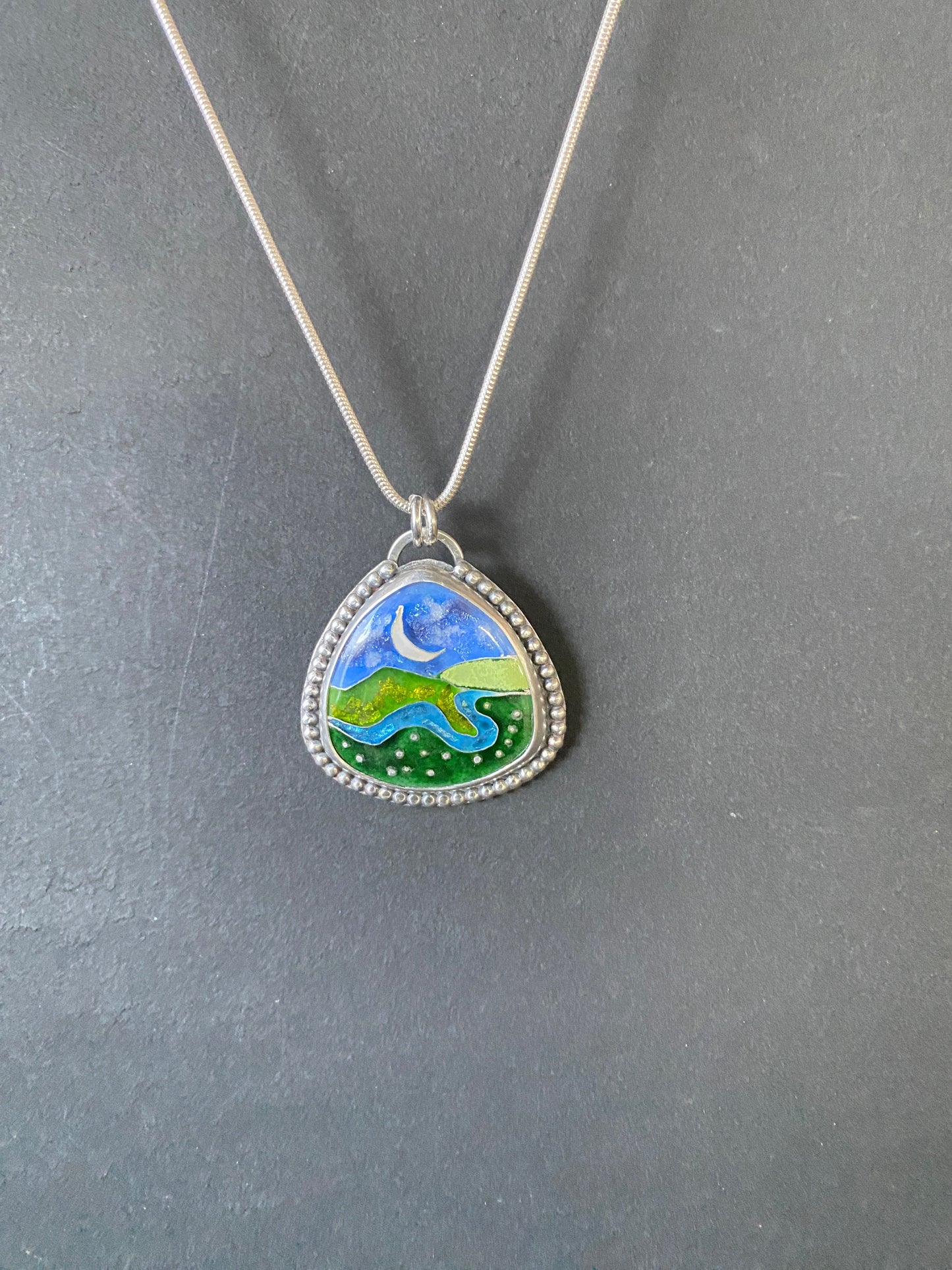 Cloisonné Pendant (7) -  Winter 2025 Collection