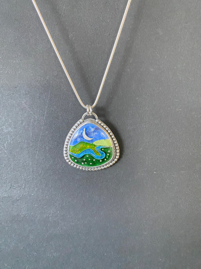 Cloisonné Pendant (7) -  Winter 2025 Collection