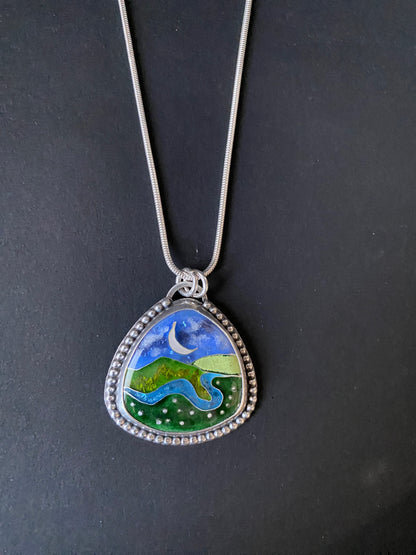 Cloisonné Pendant (7) -  Winter 2025 Collection