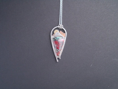 Sonora Skies -  Large Teardrop Shaped Sonora Sunrise Pendant