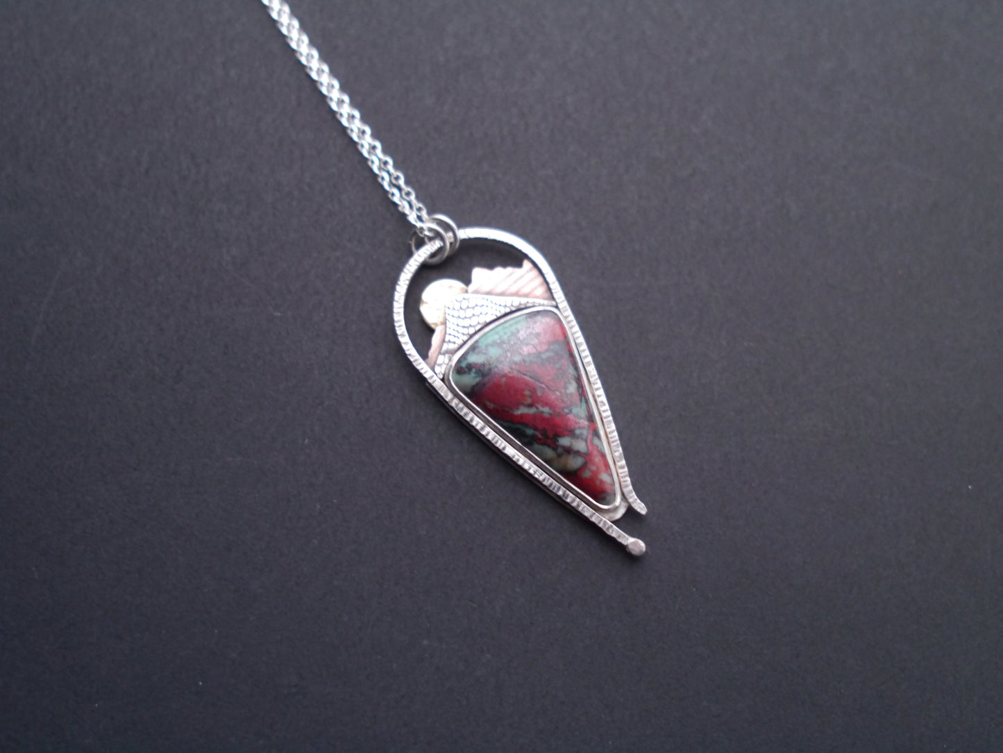 Sonora Skies -  Large Teardrop Shaped Sonora Sunrise Pendant