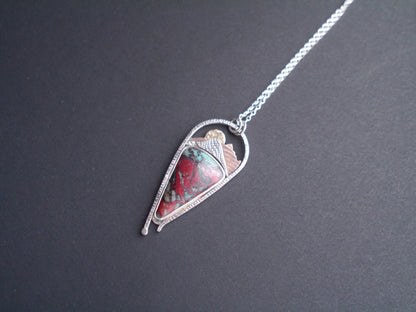 Sonora Skies -  Large Teardrop Shaped Sonora Sunrise Pendant