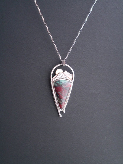 Sonora Skies -  Large Teardrop Shaped Sonora Sunrise Pendant
