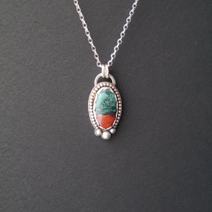 Sonora Skies -  Petite Oval Sonora Sunrise Pendant