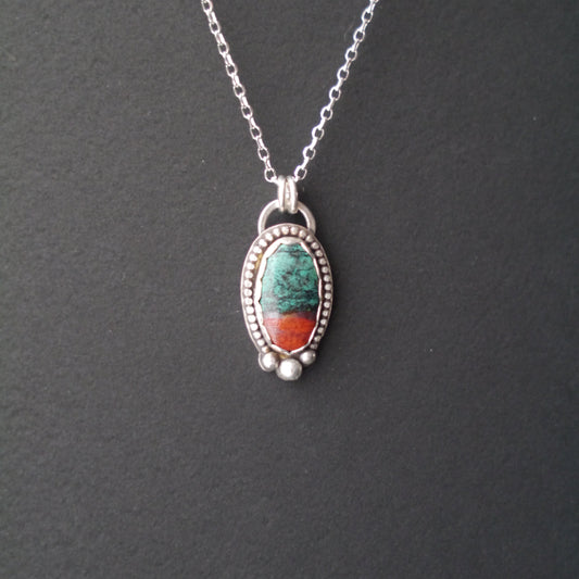 Sonora Skies -  Petite Oval Sonora Sunrise Pendant