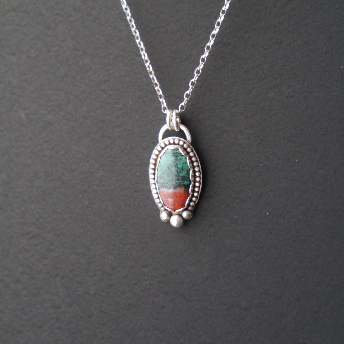 Sonora Skies -  Petite Oval Sonora Sunrise Pendant