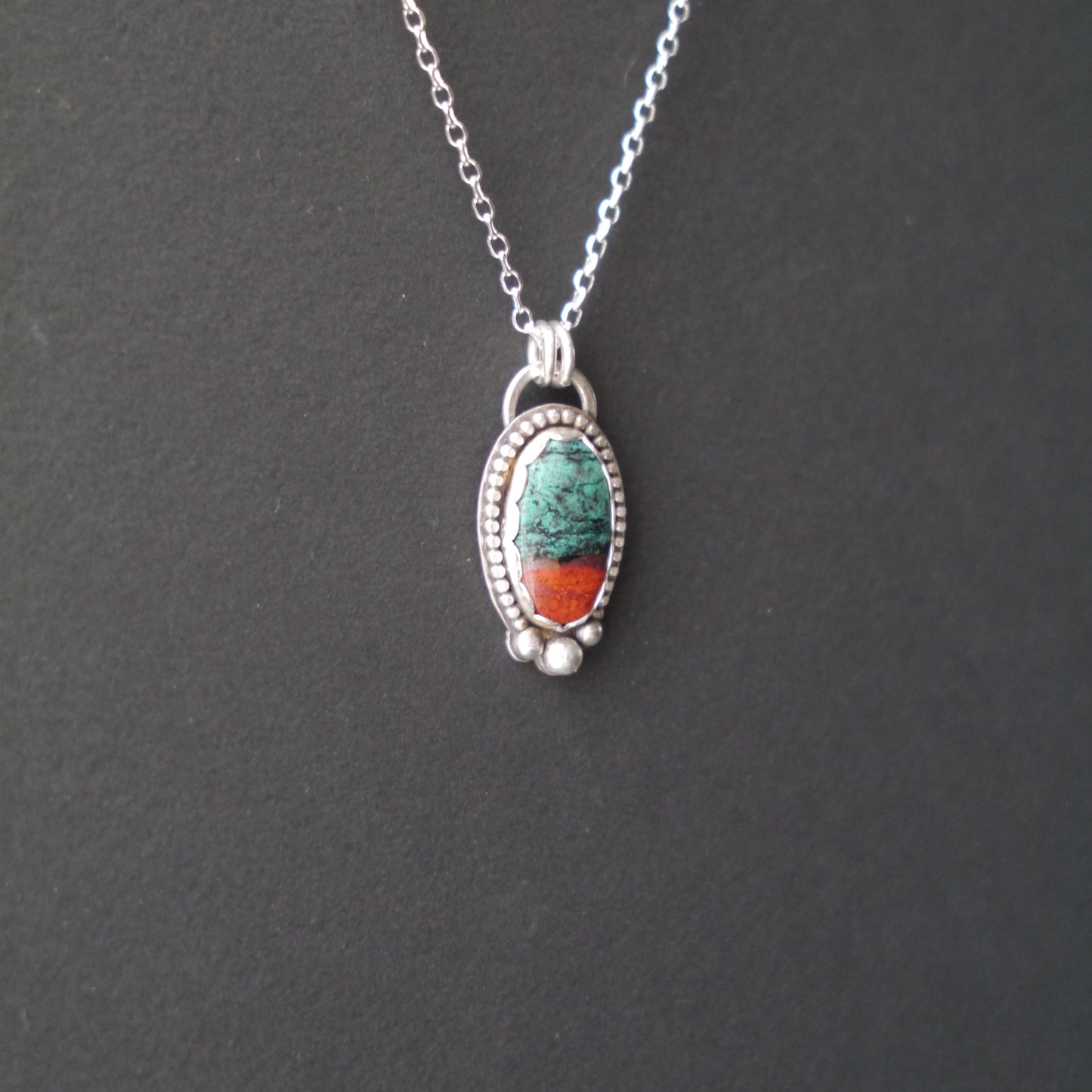 Sonora Skies -  Petite Oval Sonora Sunrise Pendant