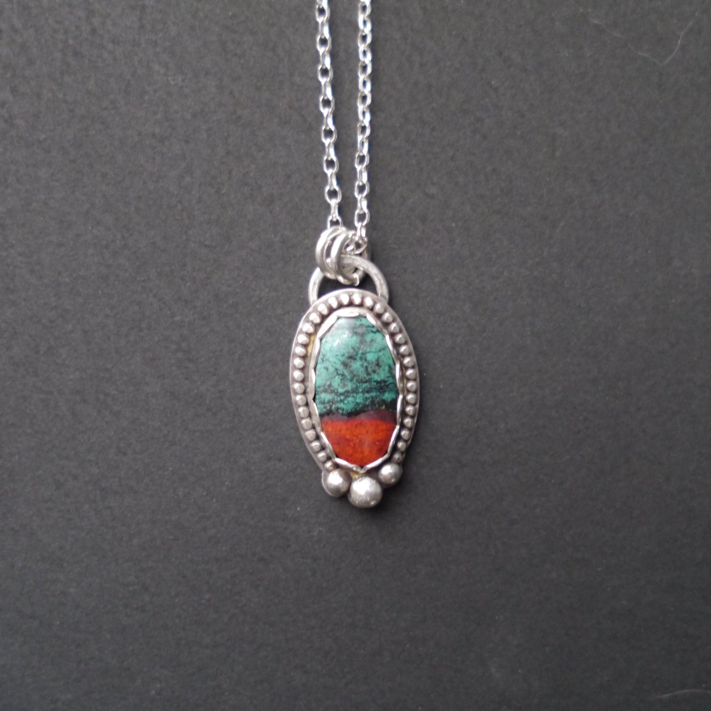 Sonora Skies -  Petite Oval Sonora Sunrise Pendant