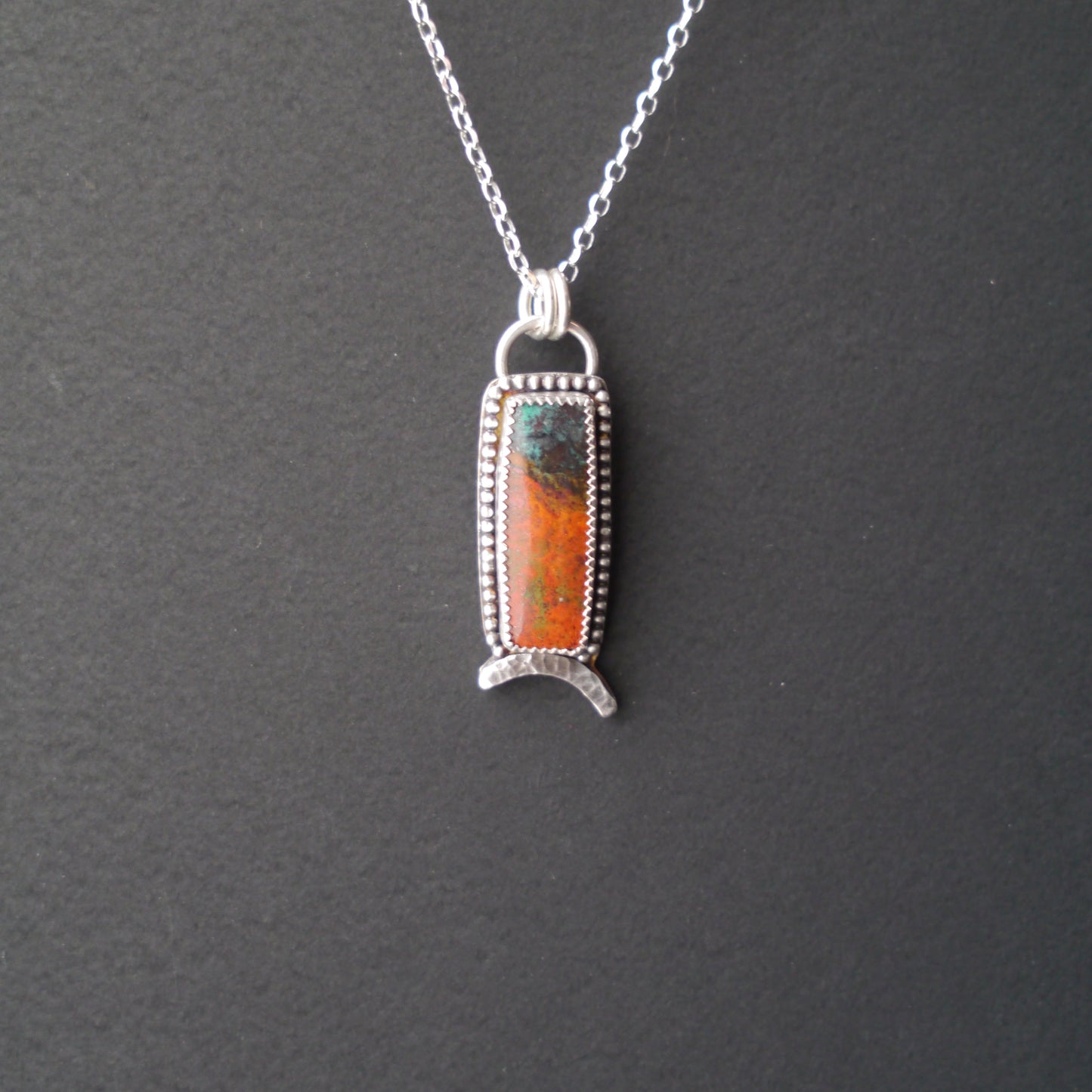 Sonora Skies -  Petite Rectangular Sonora Sunrise Pendant