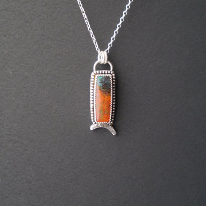 Sonora Skies -  Petite Rectangular Sonora Sunrise Pendant