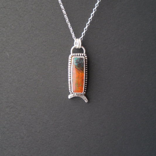 Sonora Skies -  Petite Rectangular Sonora Sunrise Pendant