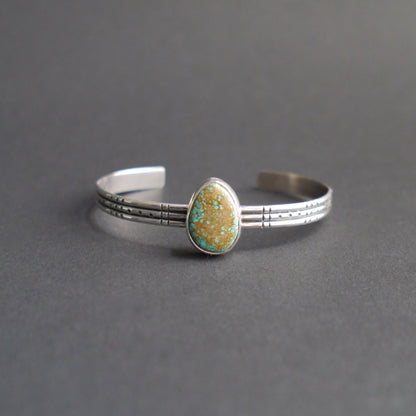 Turquoise Cuff Bracelet in Sterling Silver(2)