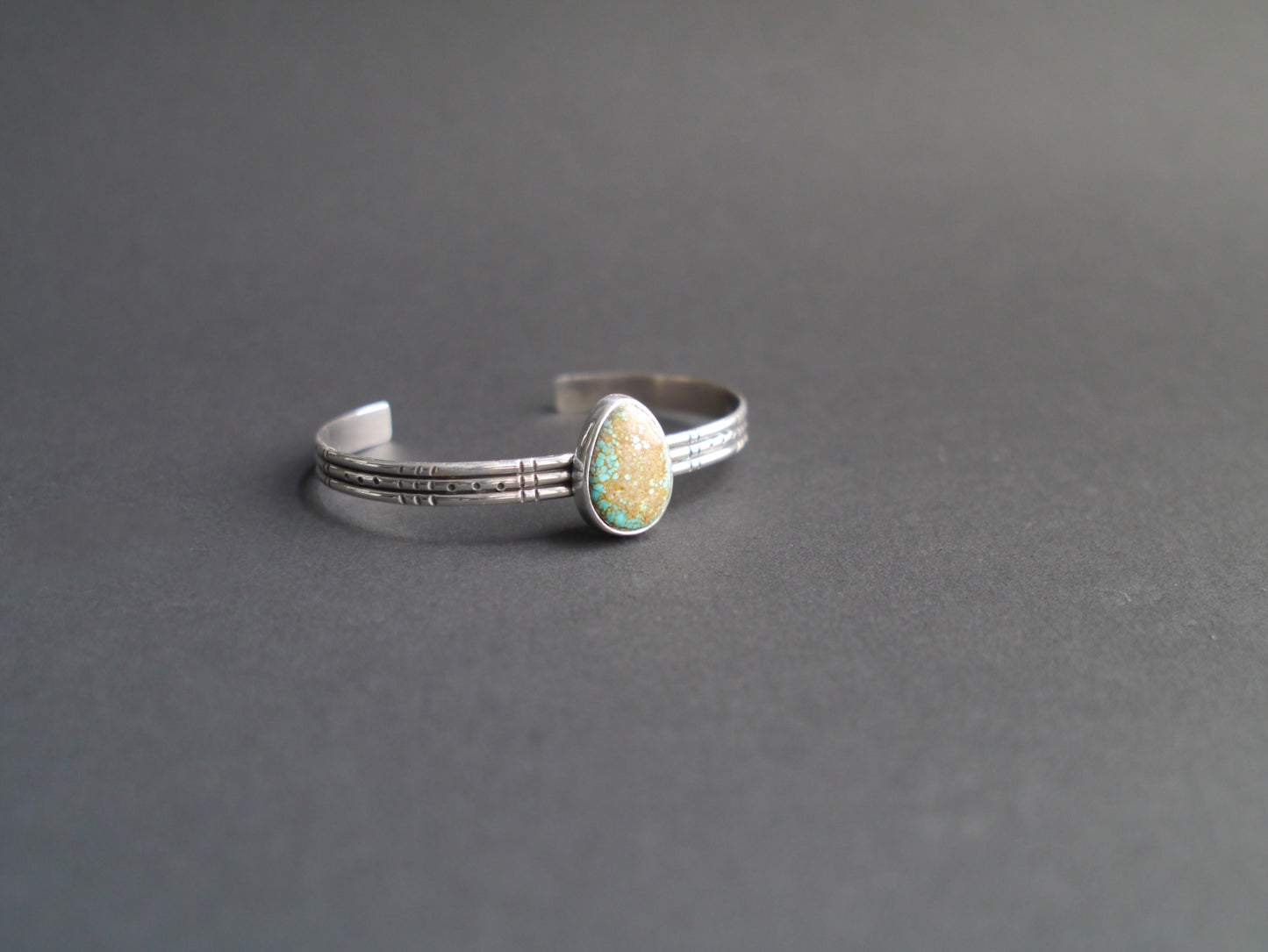 Turquoise Cuff Bracelet in Sterling Silver(2)